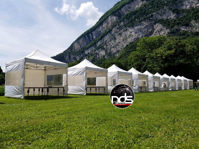 Tente de réception 4x4m 16m²