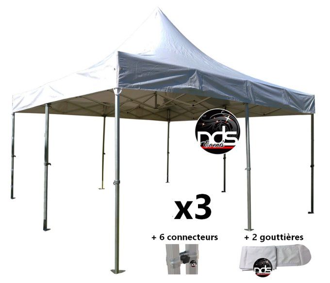 Structure de réception 75m² 5x15m - Montage/démontage compris