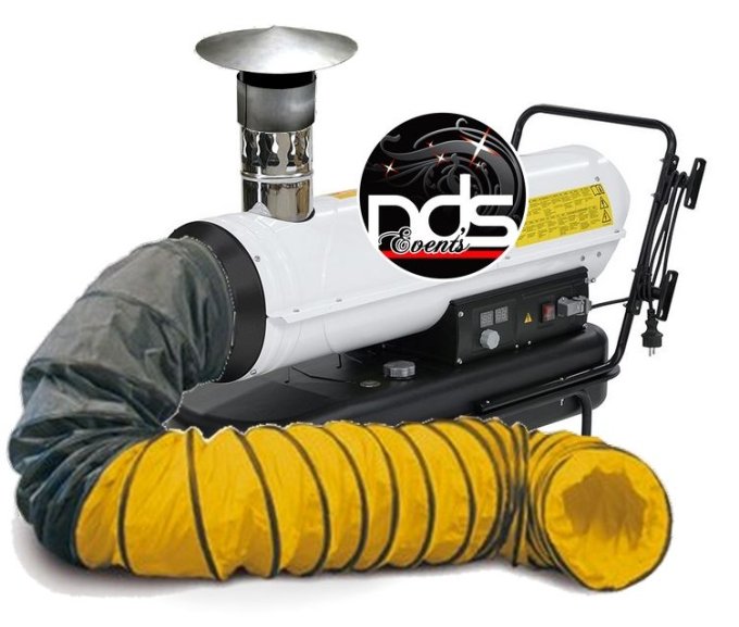 Chauffage soufflant au fioul 30kW - 46 à 70 m²